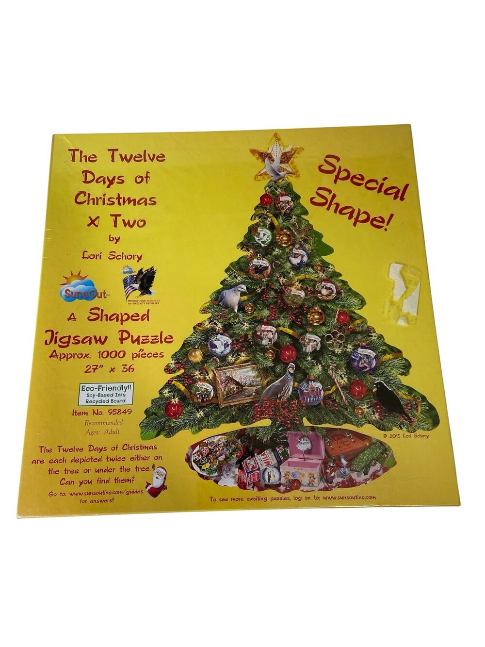 Twelve Days of Christmas X Two by Lory Shory 1000 Pcs Jigzaw Puzzle